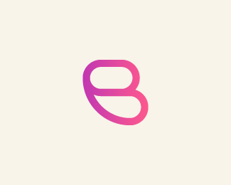 B logo