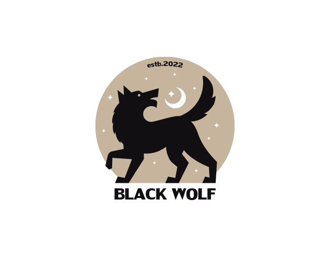 Black wolf