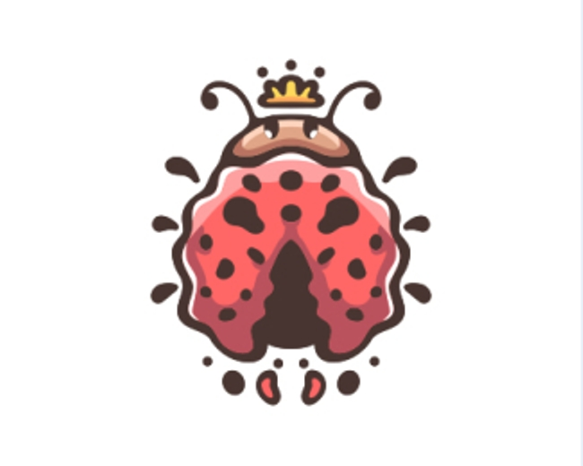 Ladybug Cookie Chips Logo