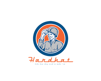 Hardhat Construction Logo