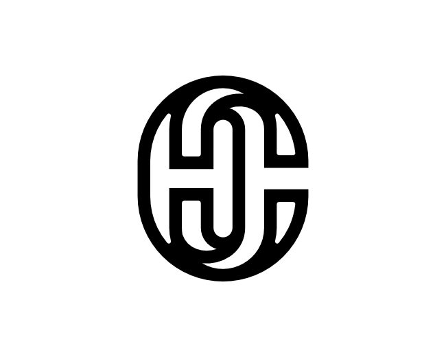 Letter CH HC Logo