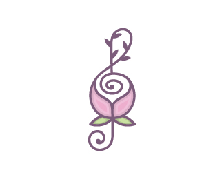 Music Note Flower