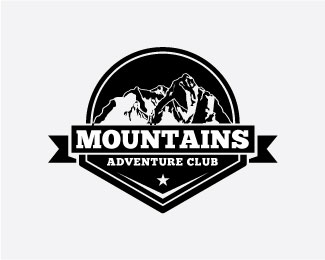 Mountains Logo Badges