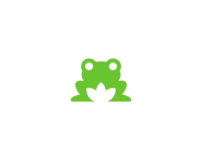 frog in the pond