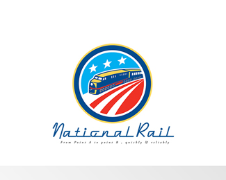 National American Rail Logo