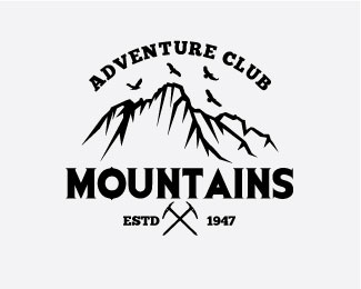 Mountains Logo Badges