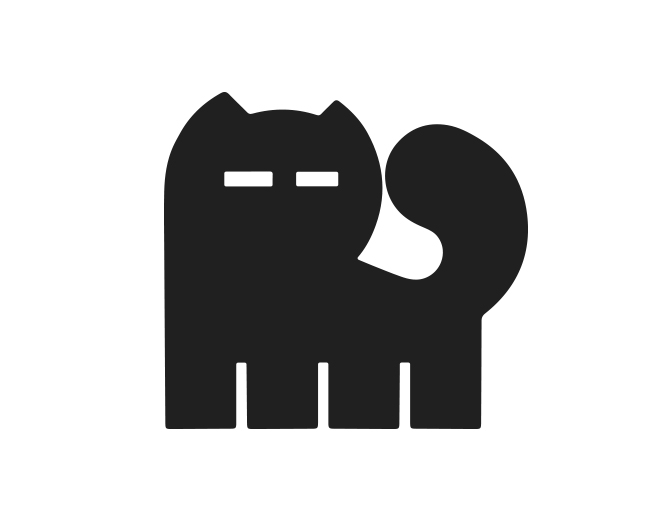 cat logomark design