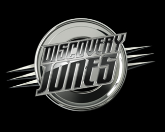 Discovery Jones chrome logo