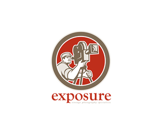 Exposure Vintage Photography Logo