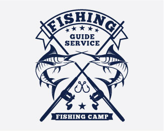 fishing logo badge