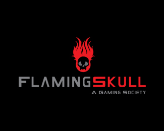 Flaming Skull