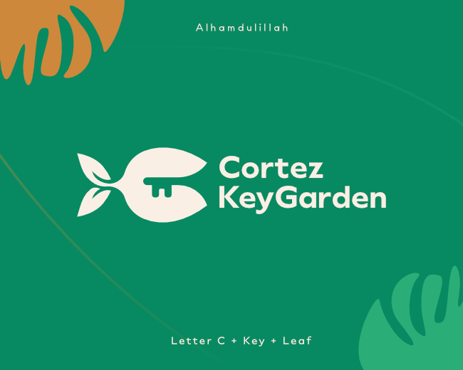 Cortez KeyGarden - Abstract Logo