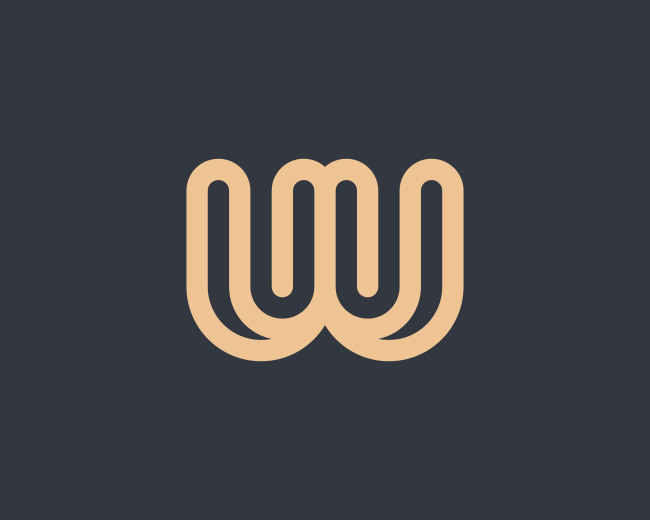 W or MW Monogram