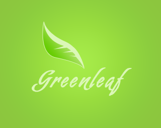 green leaf logo