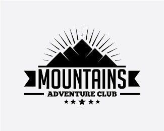 Mountains Logo Badges