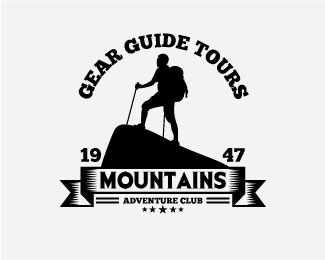 Mountains Logo Badges