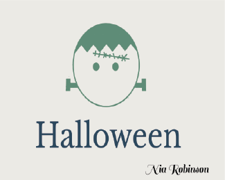 Halloween Frankenstein Logos