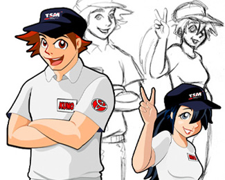 illustrations for toyota