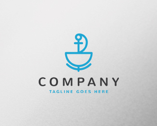 Seafood Restaurant Logo Template Design