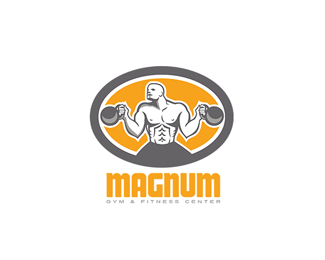 Magnum Gym and Fitness Center Logo