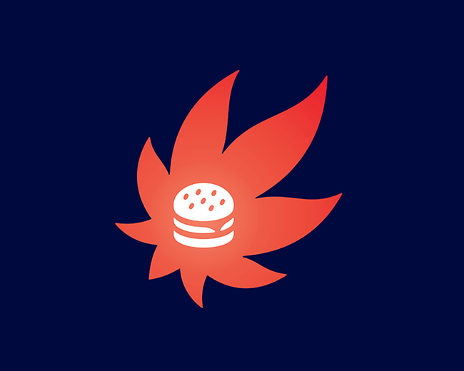 Flame Burger 📌 Logo for Sale