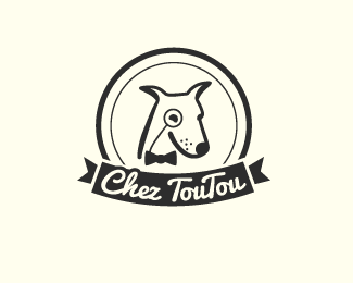 cheztoutou logo design