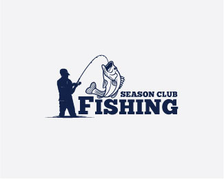 fishing logo badge