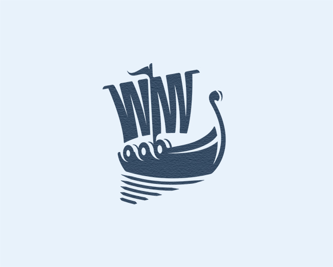 Viking Ship Logo