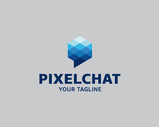 Pixel Chat Logo