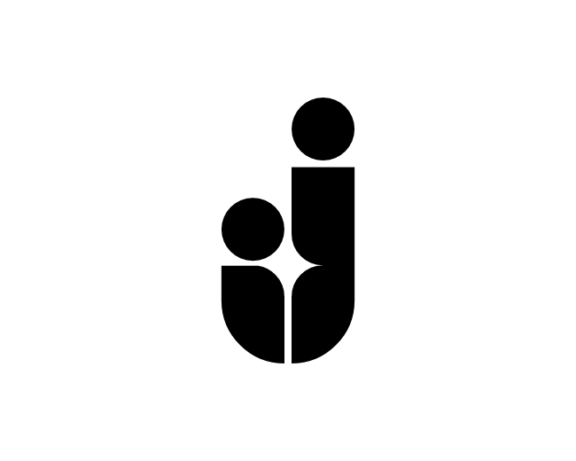 IJ Or JI Letter Logo