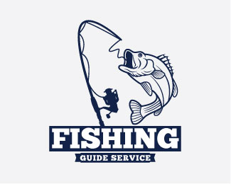 fishing logo badge