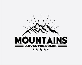 Mountains Logo Badges