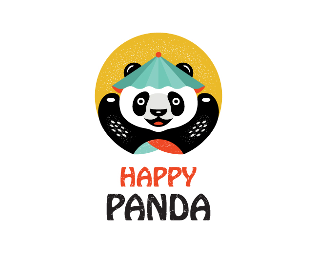 Happy Panda Logo