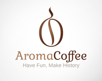 Aroma Coffee Logo Template