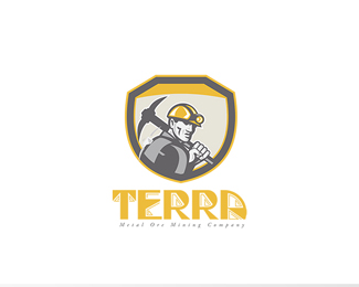 Terra Metal Ore Logo