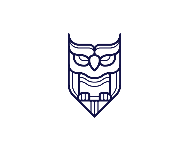 Shieldshaped owl