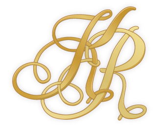 KR wedding monogram