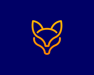 Stylish Minimalist Wolf