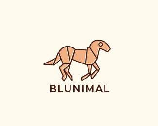 Abstract Horse Logo