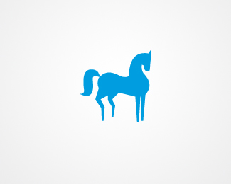 Cyan Horse