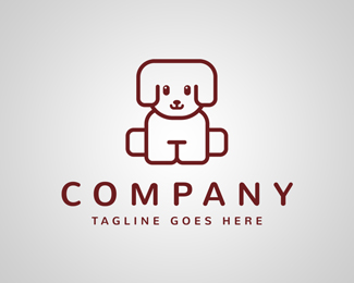 Puppy Logo Template