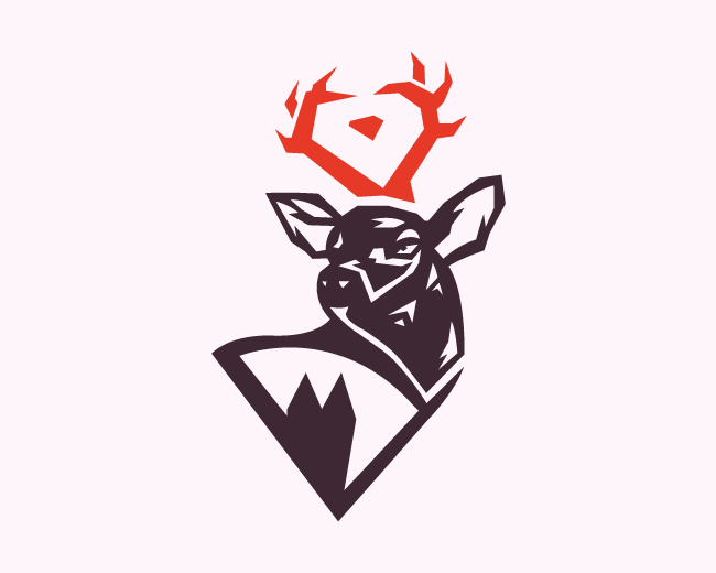 Deer Letter D Logo