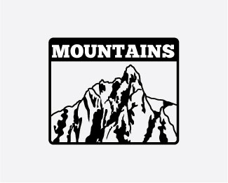 Mountains Logo Badges