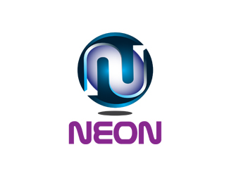 Neon 3D Logo