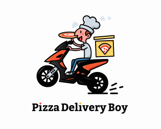 Pizza Delivery Boy