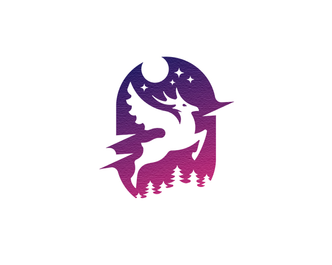 Winged Deer Logo