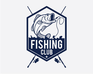 fishing logo badge