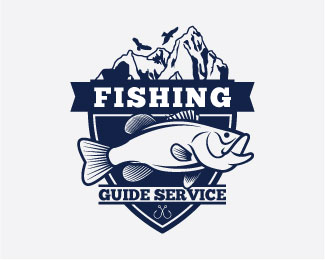 fishing logo badge