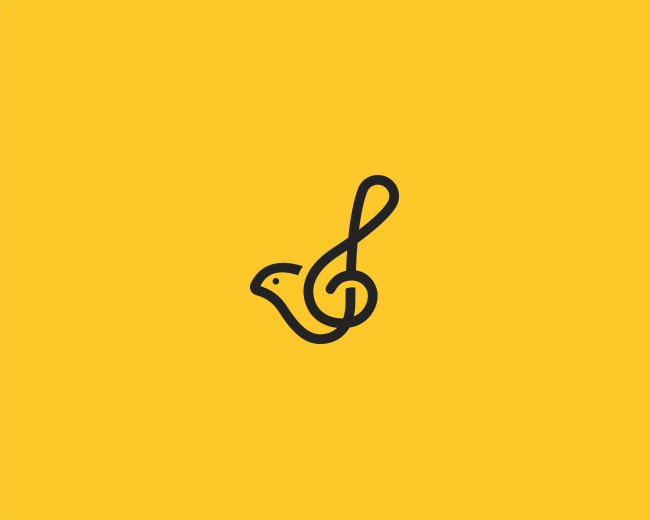 Bird + Treble Clef