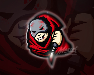 Serial Killer Mascot Logo Design